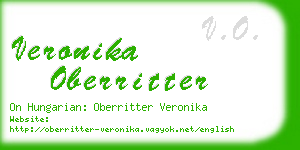 veronika oberritter business card